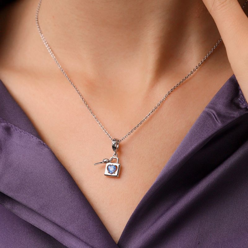 Love Lock & Key Pendant