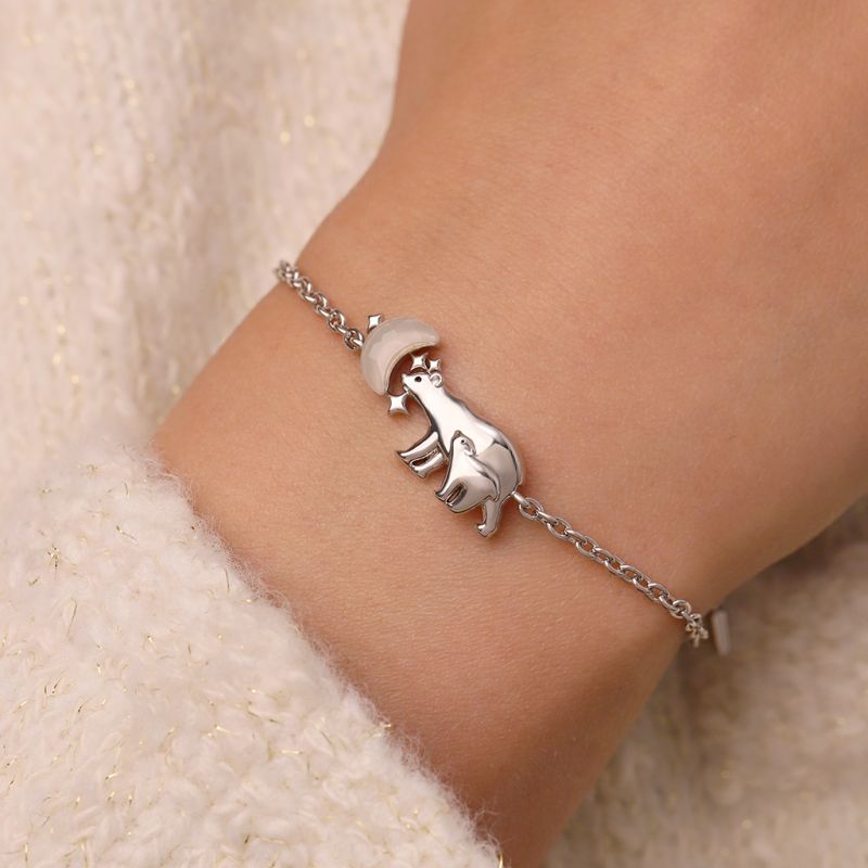Polar Bear Parent-Child Bracelet