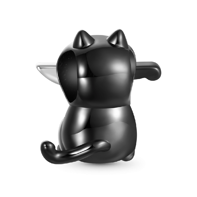 Black Cat Knife Pendant