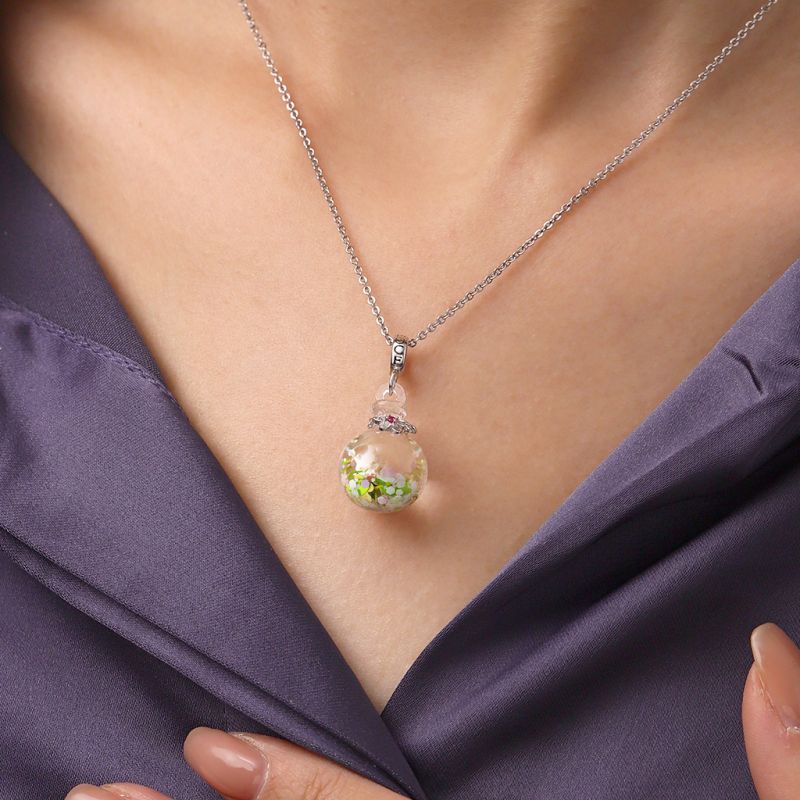 Spring Flowers Quicksand Pendant