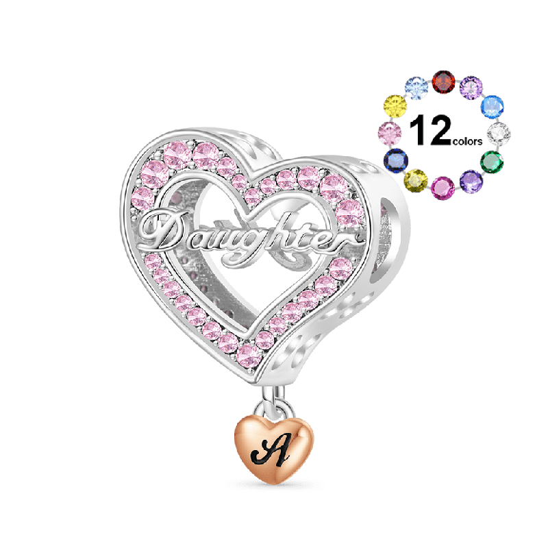 Family Members - Daughter Heart Charm