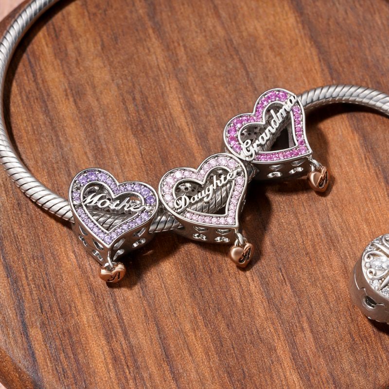 Family Members - Daughter Heart Charm