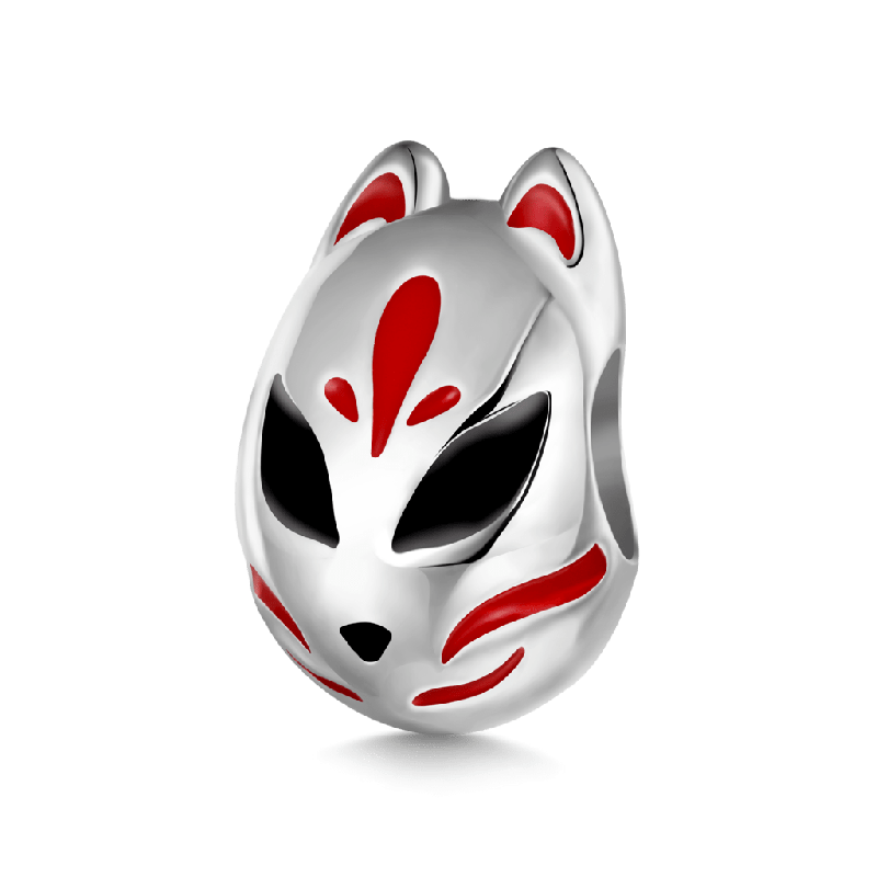 Kitsune Fox Mask Charm