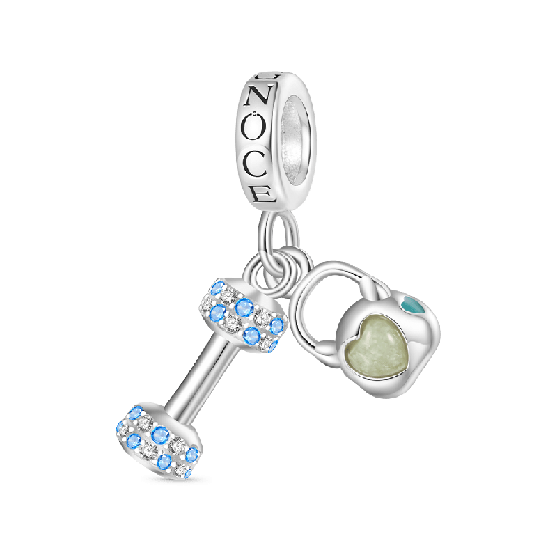 Dumbbell Kettlebell Pendant