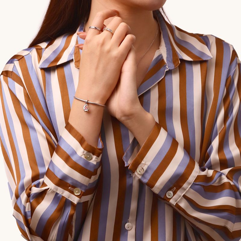 Fun Moon Embraces Love Pendant