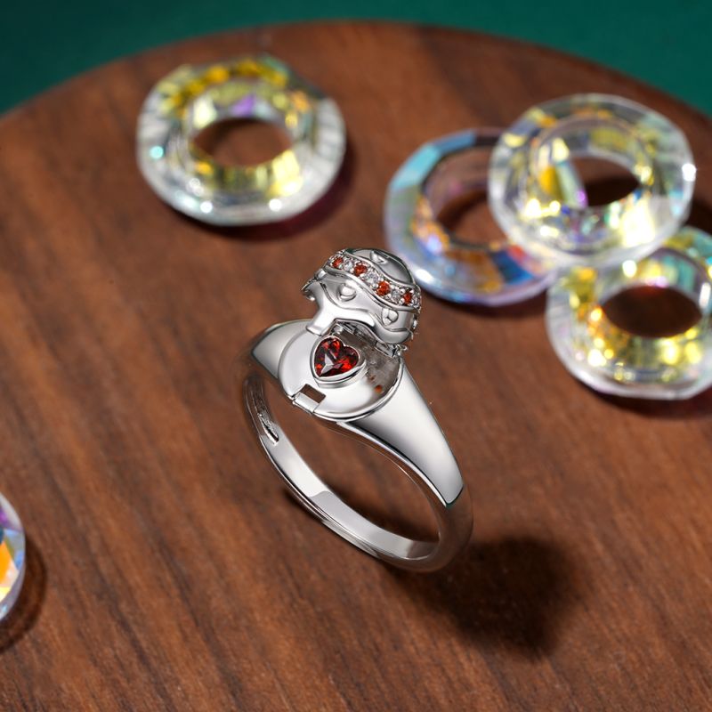 Easter Openable Egg Signet Ring