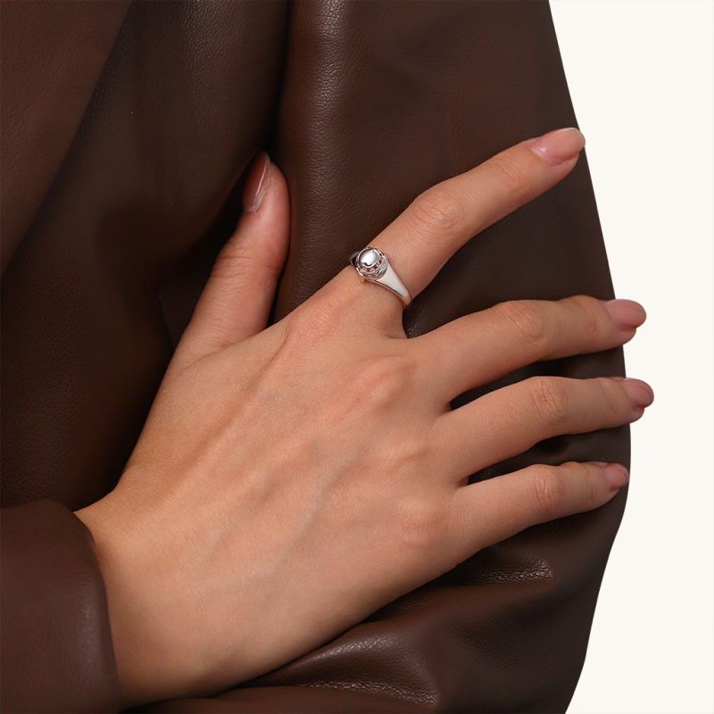 Easter Openable Egg Signet Ring