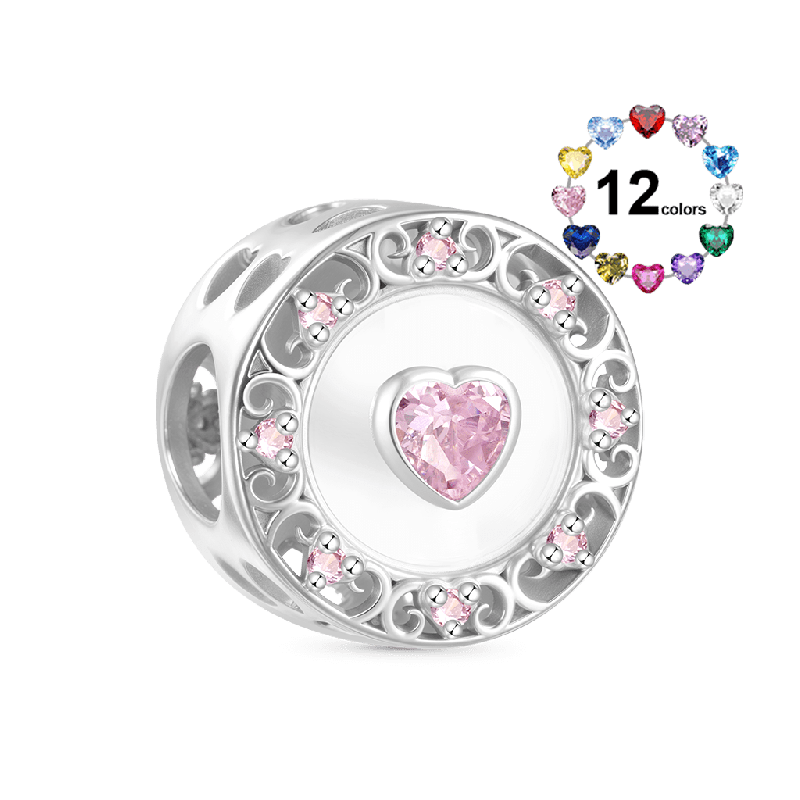 Wicked Pink Logo Charm