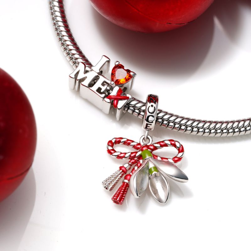 March Martisor Flower Lucky Pendant