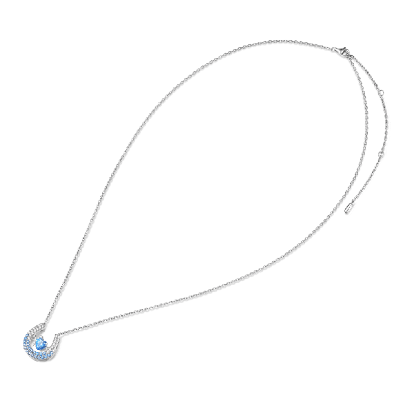 Pavé Horseshoe Dancing Necklace