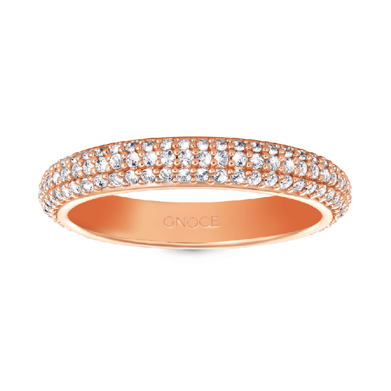 Topaz Petit Signature Pavé Band