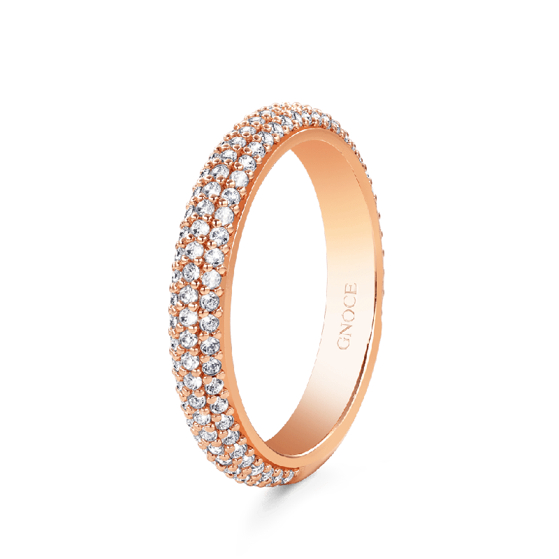 Topaz Petit Signature Pavé Band