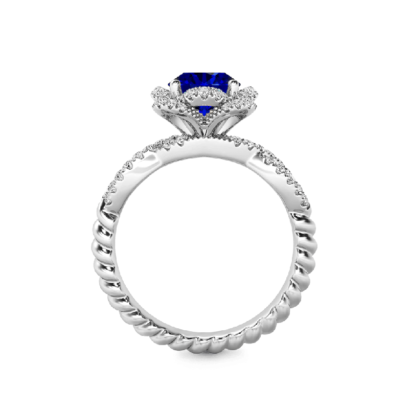 Round Cut Vintage Birthstone Ring
