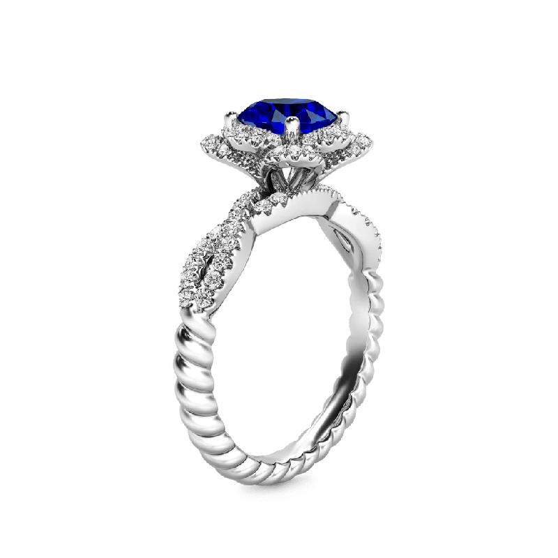 Round Cut Vintage Birthstone Ring
