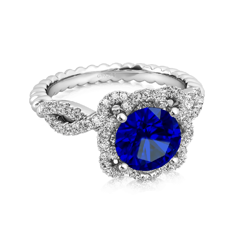 Round Cut Vintage Birthstone Ring