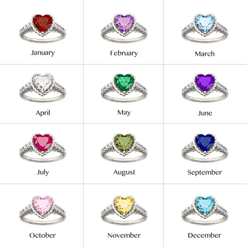 Heart Vintage Cathedral Ring