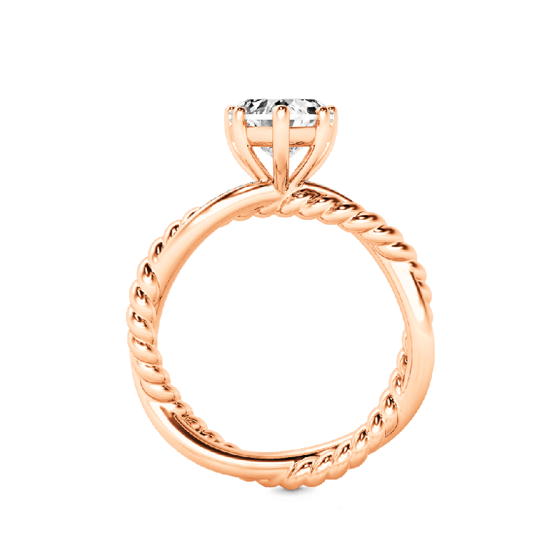 Heart Twist Infinity Ring