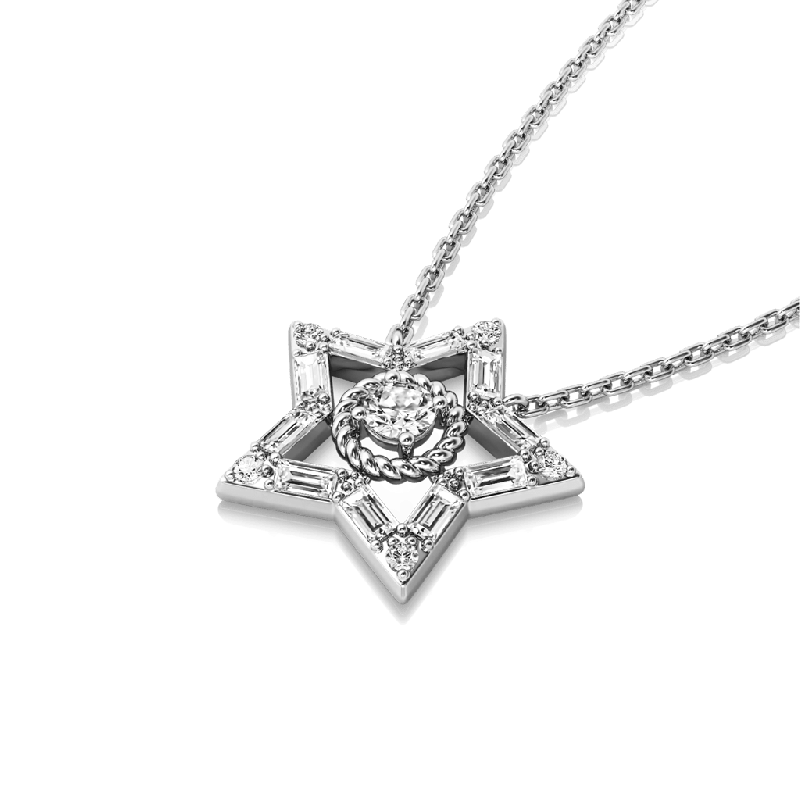 Shiny Five-pointed Star Necklace