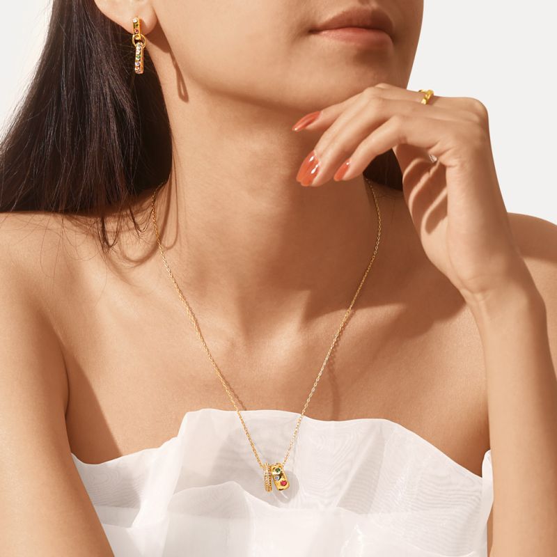 Fancy Color Mixed Shape Earrings