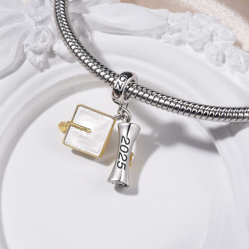 Engravable Bachelor Cap Pendant