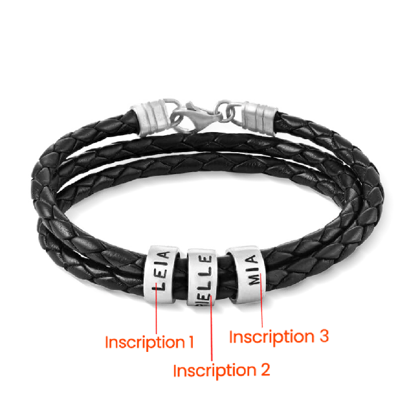 Leather Magnetic Multi-layer Bracelet