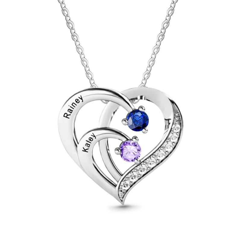 Personalized Heart Necklace