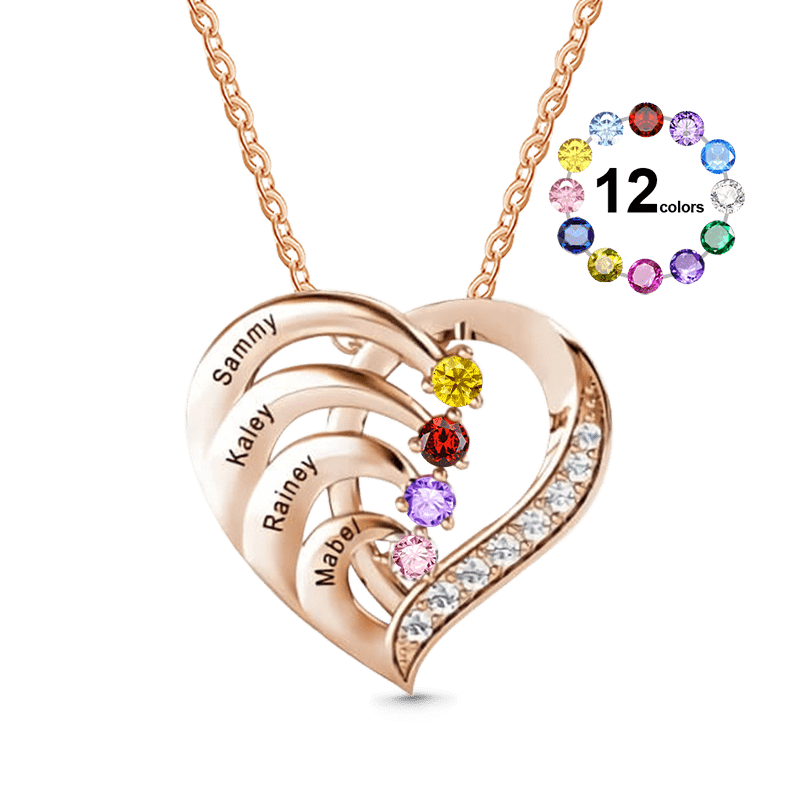 Personalized Heart Necklace