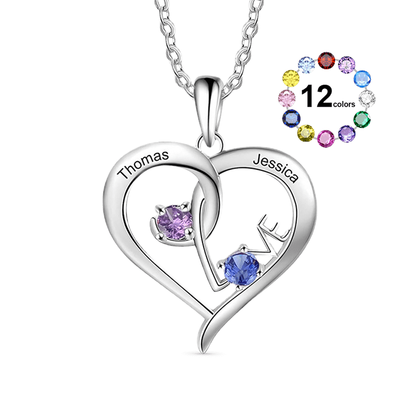 Simple Love Interlaced Necklace