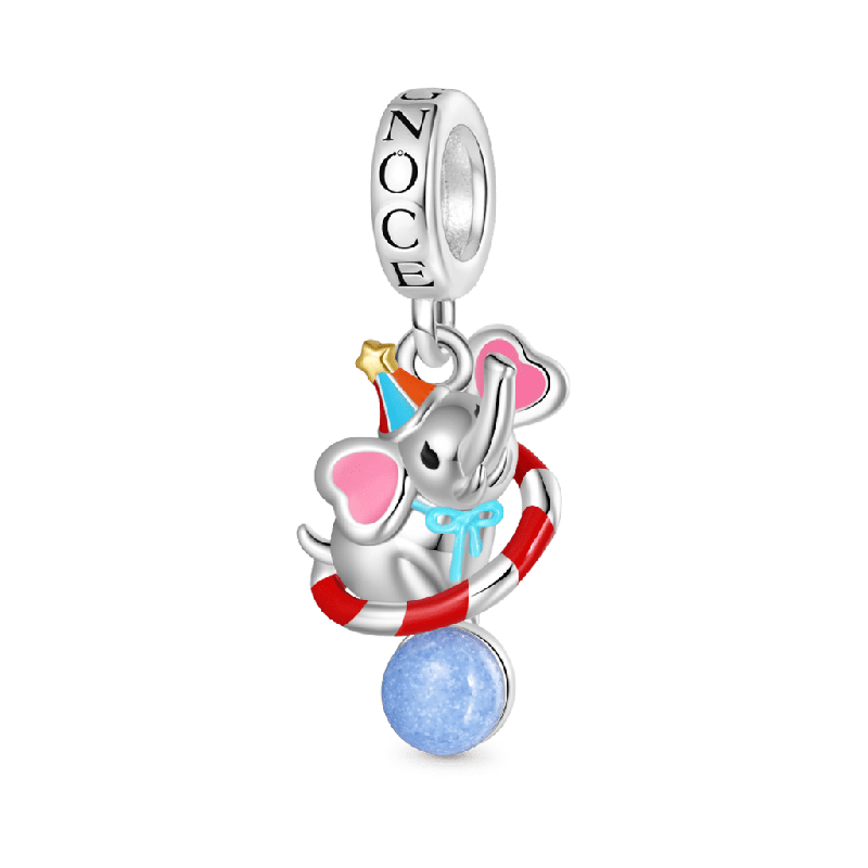 Funny Circus Elephant Pendant