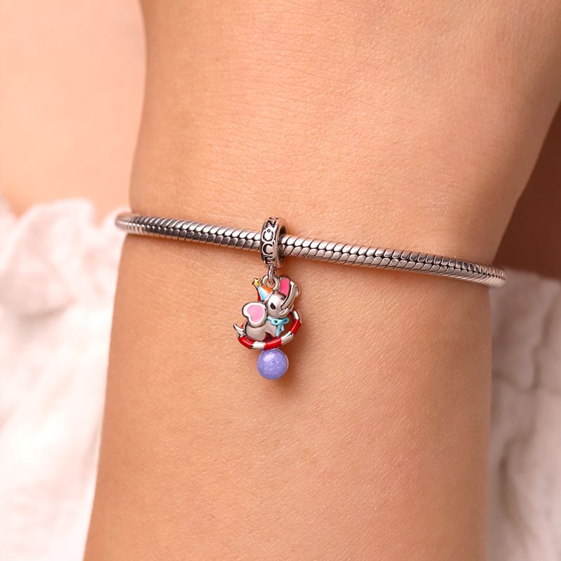 Funny Circus Elephant Pendant