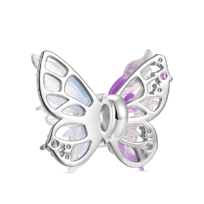Sparkling Colorful Butterfly Stopper