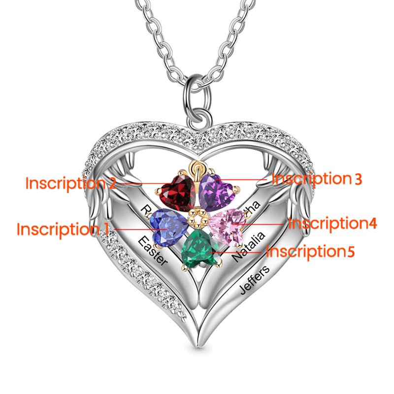 Infinite Love DIY Letters Heart Necklace