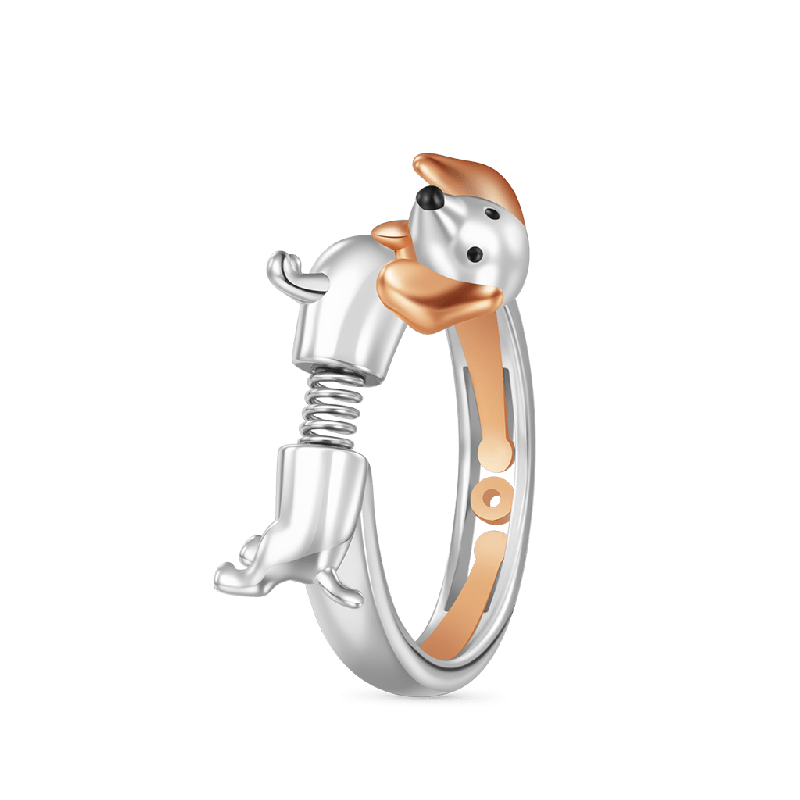 Spoof Spring Dachshund Ring