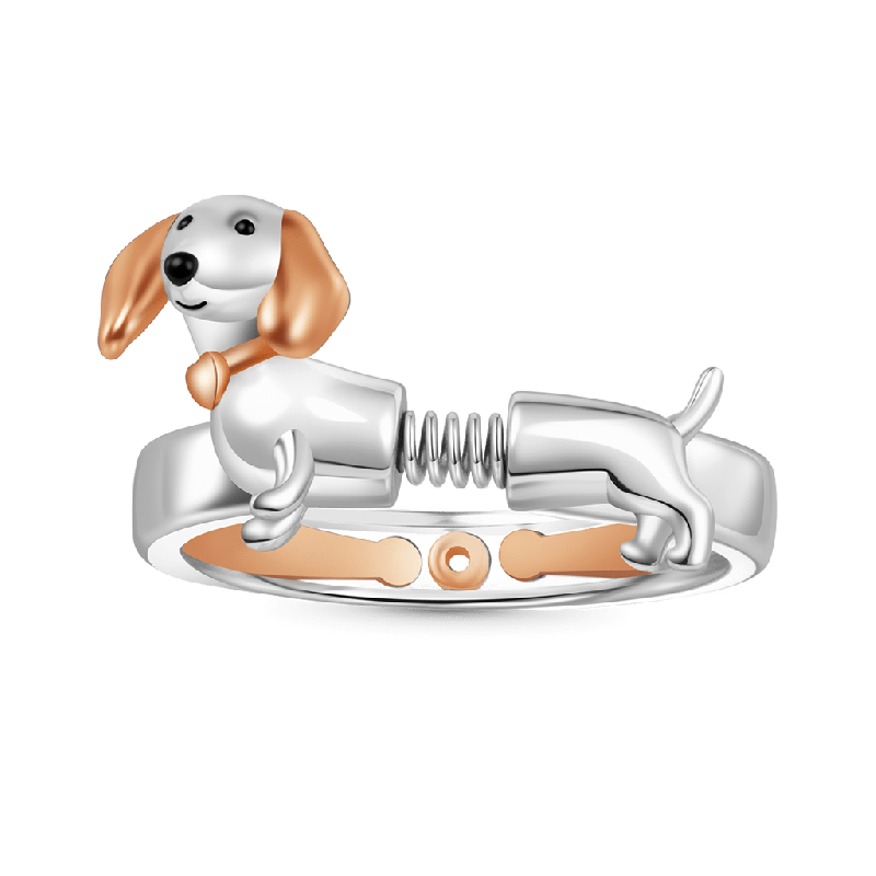 Spoof Spring Dachshund Ring