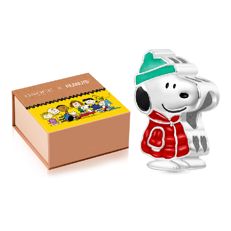Peanuts Snoopy Winter Wishes Charm