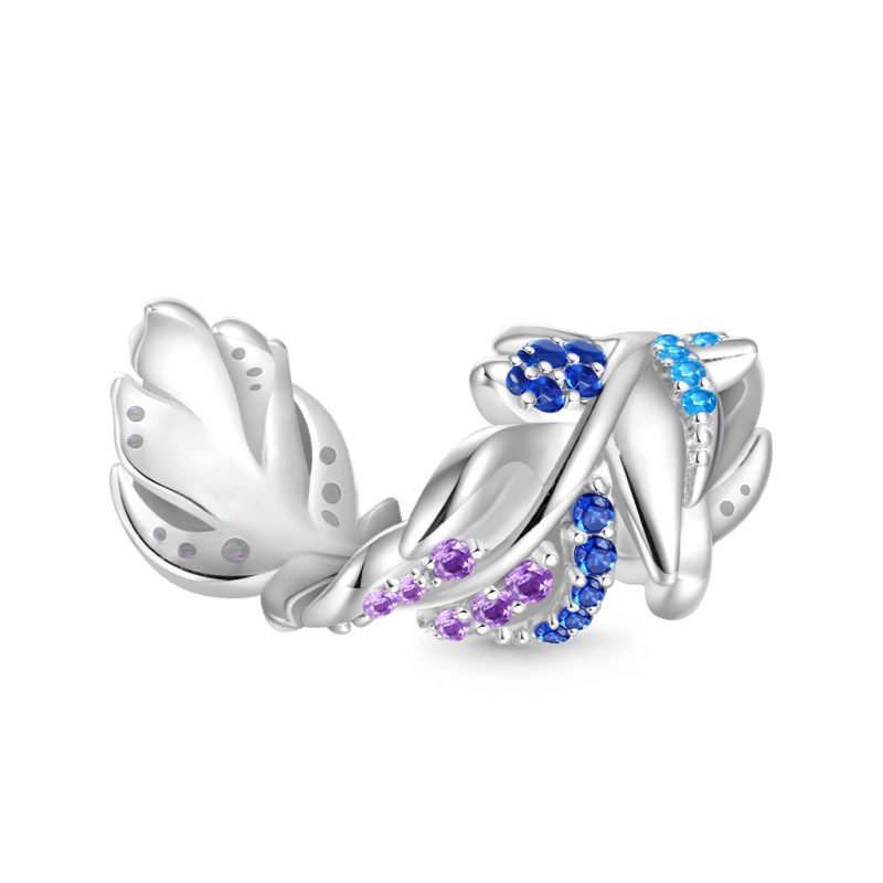 Gradient Feather Charm
