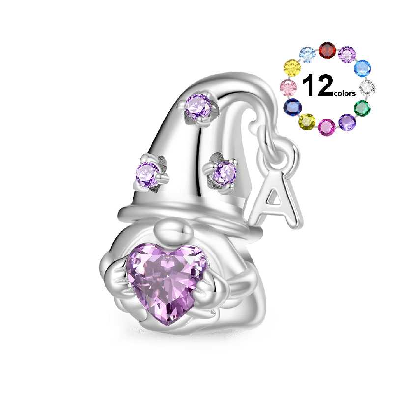 Sweet Gnome Embraces Birthstone Charm