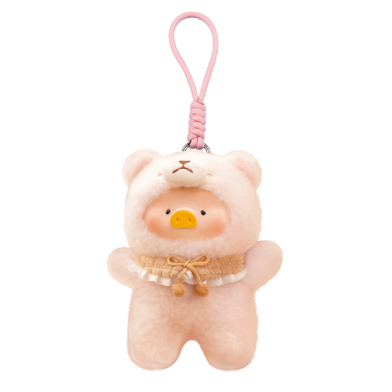 Canned Pig with Movable Joints Plush Pendant