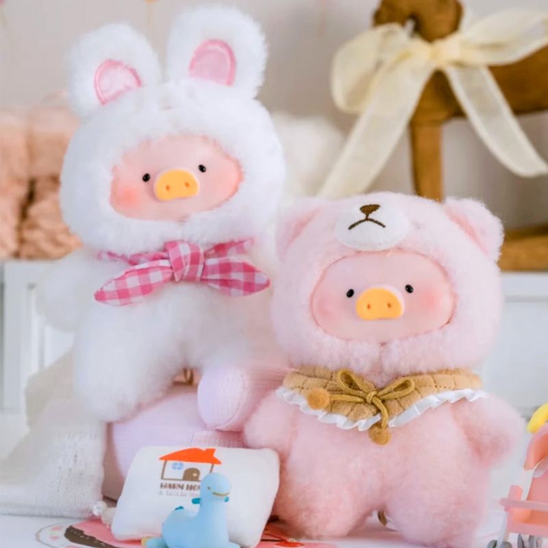 Canned Pig with Movable Joints Plush Pendant