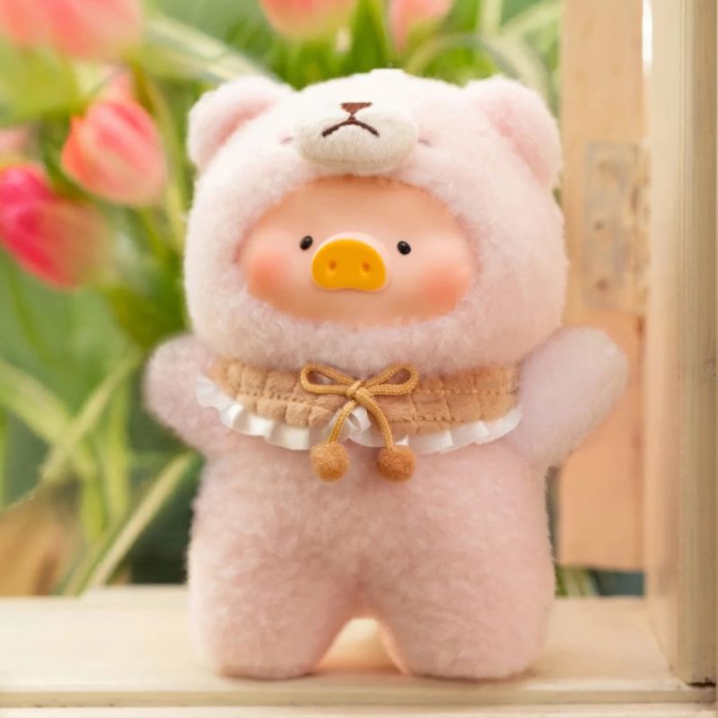 Canned Pig with Movable Joints Plush Pendant