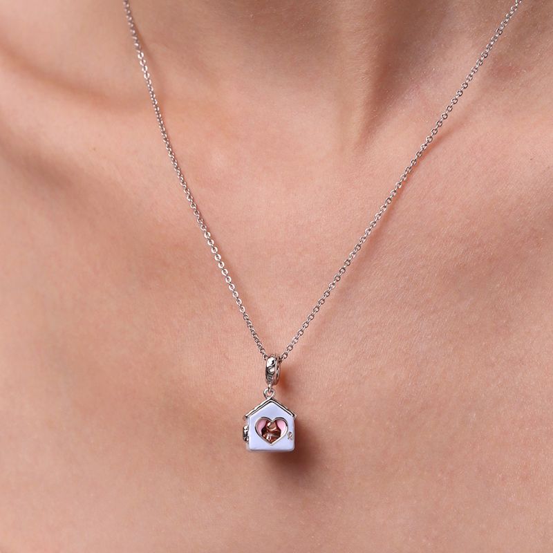 Teddie in a House Pendant