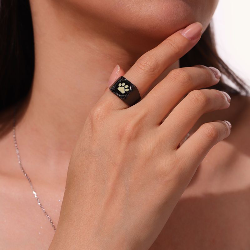 Cat Noir Glow-in-the-Dark Ring