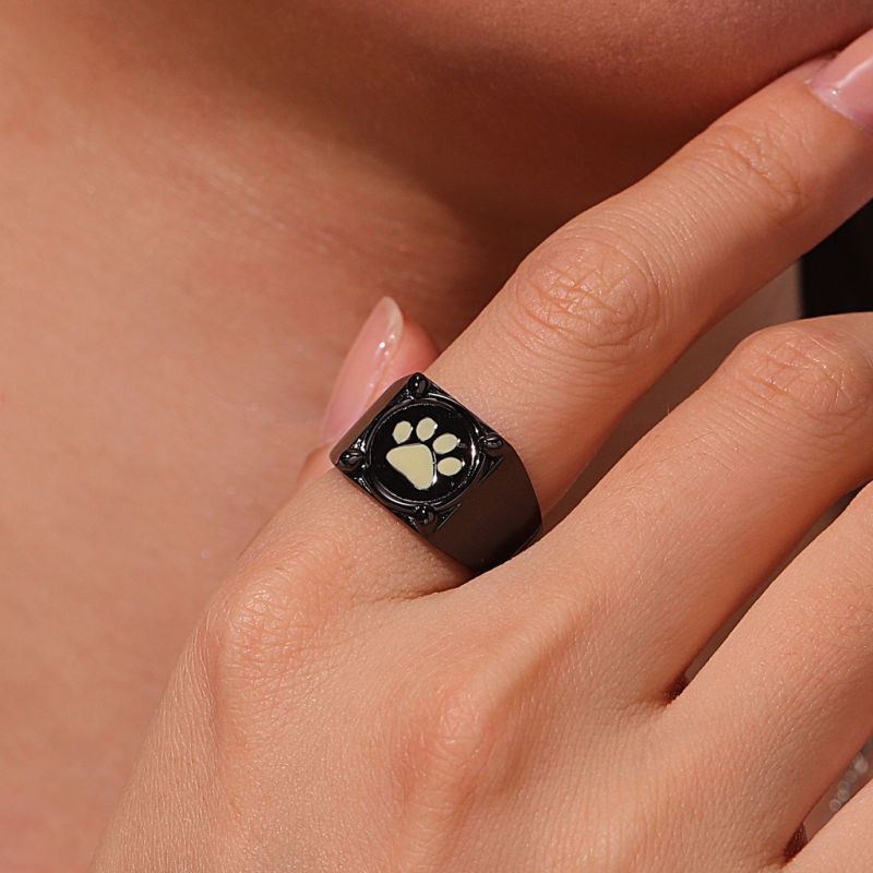 Cat Noir Glow-in-the-Dark Ring