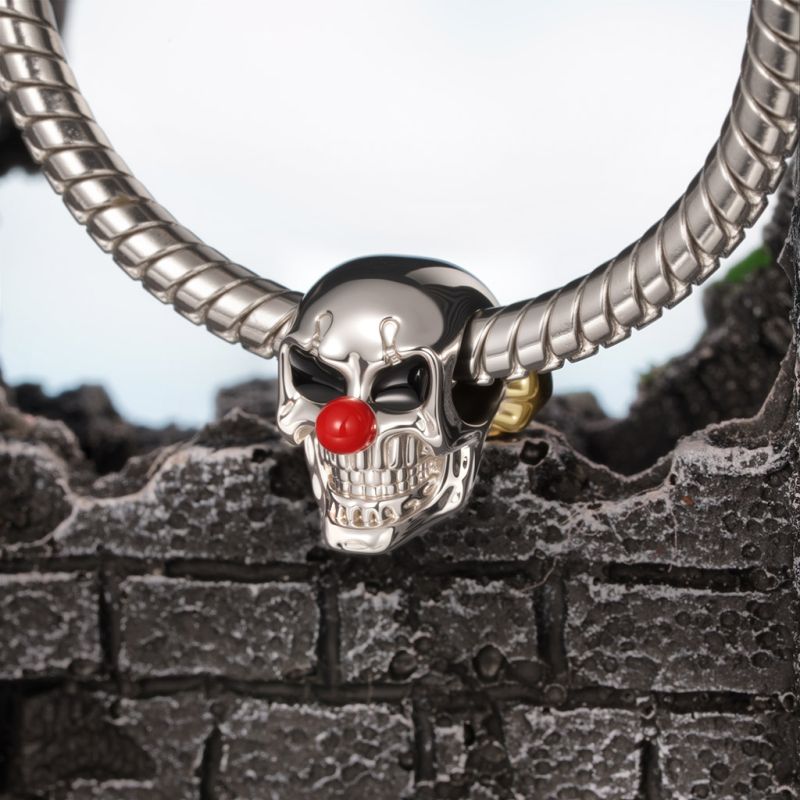 Clown Skull Charm