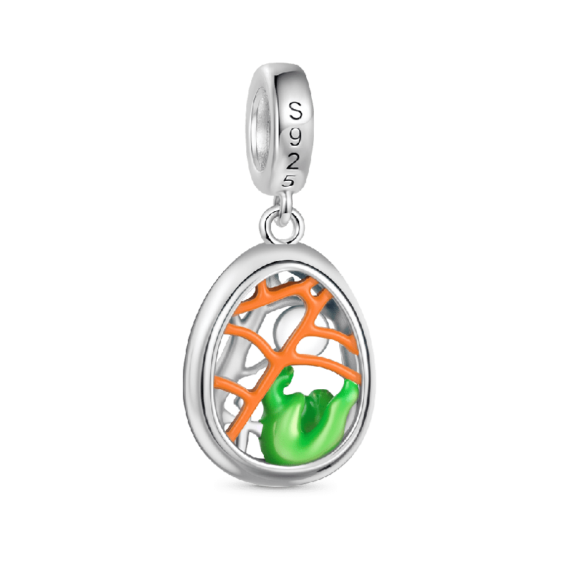 Halloween Landscape Egg Pendant
