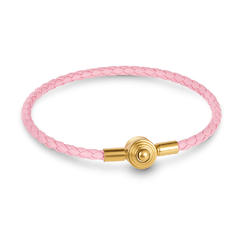 Pink Snap Basic Bracelet