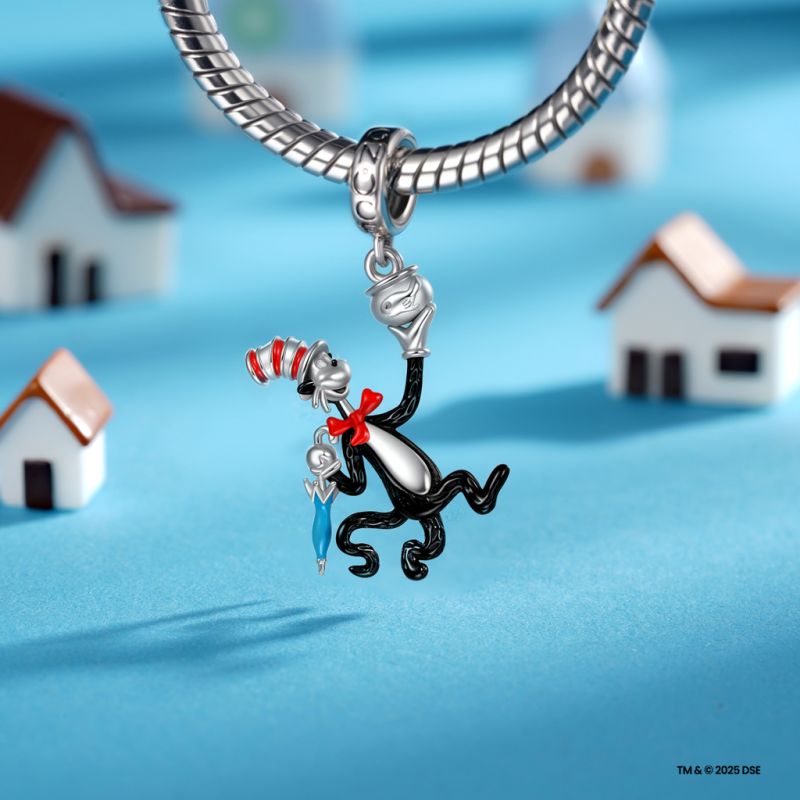 Cat with Umbrella Fishbowl Pendant