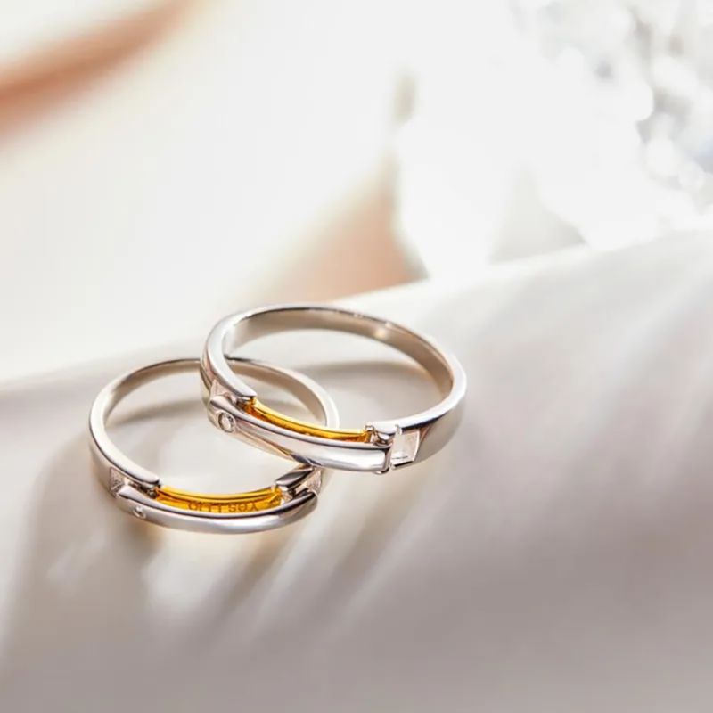 Engraved Buckle Womens Ring