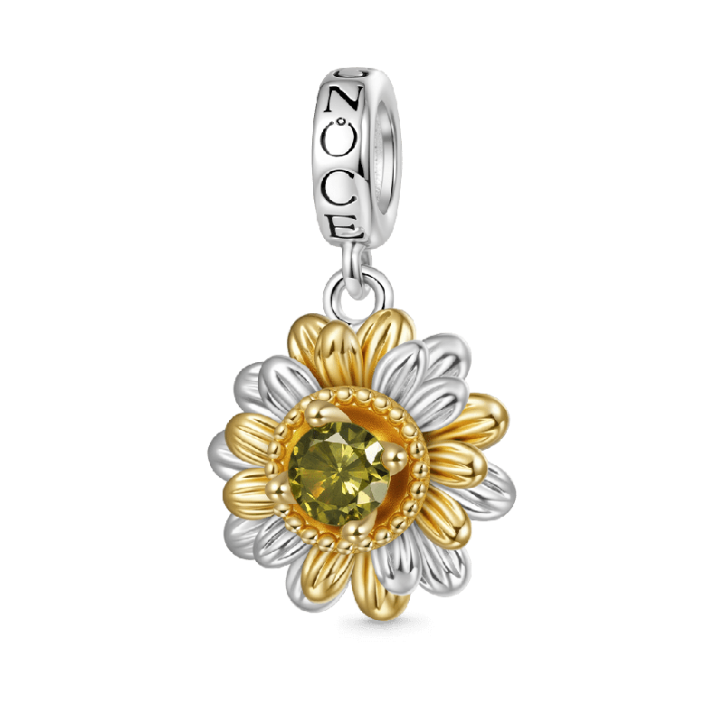 Double Sunflower Pendant
