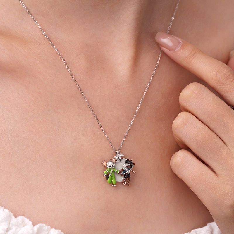 Badge Mirror Necklace